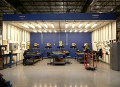 Wet dust collector control booth collects titanium dust.